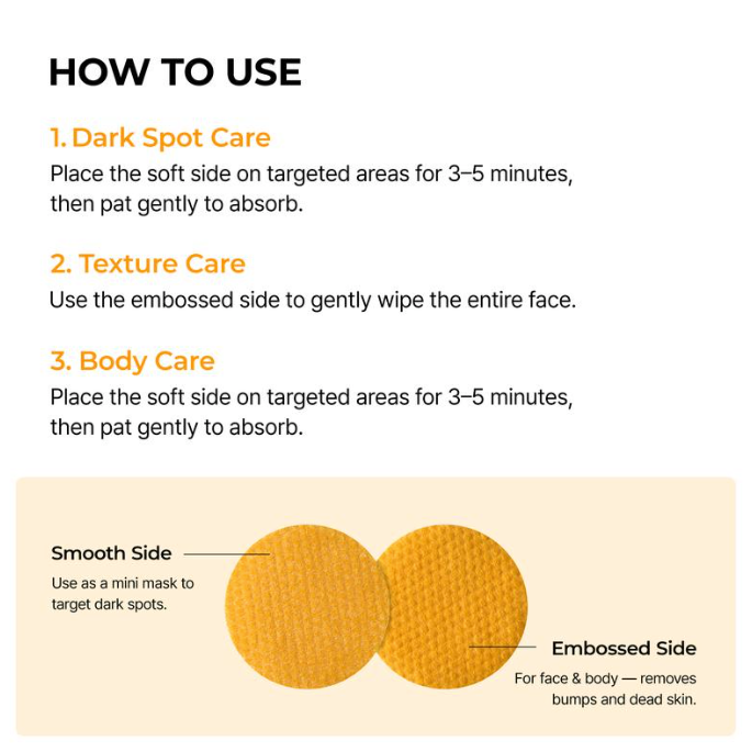 Kojic Acid Turmeric Toner Pad