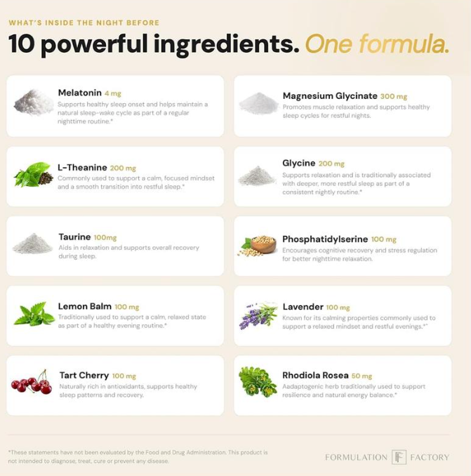 10-in-1 Natural Sleep Supplement