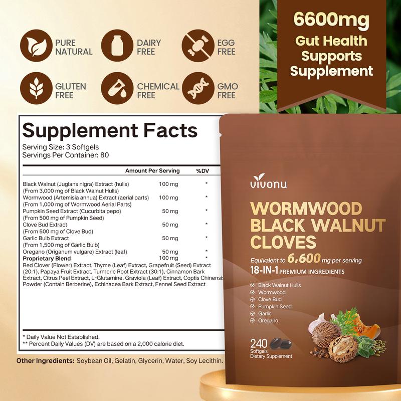 Black Walnut Cloves Capsules